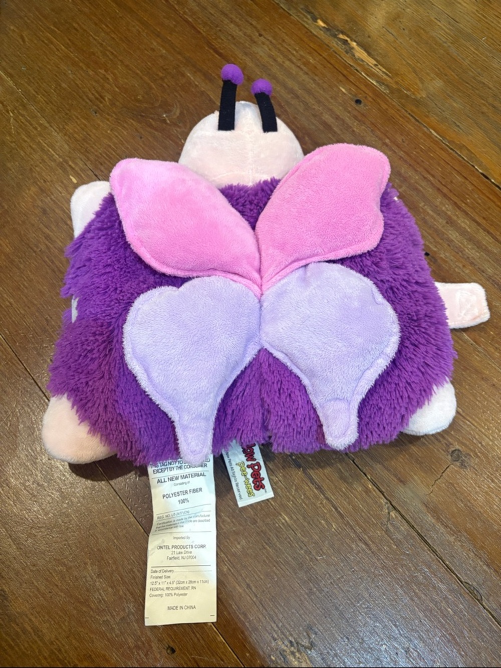 Purple & Pink Ladybug Pillow Pet - Picture 2 of 6